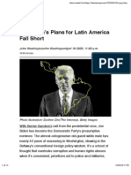 Joe Biden's Plans For Latin America Fall Short