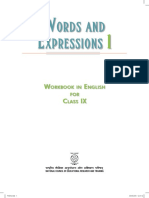 English Words and Expressions 1 Class 9