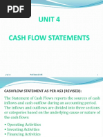 Unit 4 Cash Flow Statements: 4/19/20 1 Prof - Santosh MK