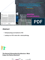 Arafah 11120181011: Rhegmatogenous Retinal Detachment: A Reappraisal of Its Pathophysiology and Treatment