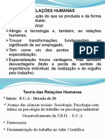 AULA 5 - Fundamentos Da Administração - Teoria Das Relações Humanas