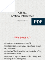 CSE411 Artificial Intelligence