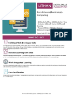 Earn&Learn (Bootcamp) - Computing 6903 Brochure