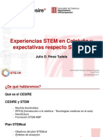 Experiencias STEM en Cataluña y expectativas sobre el plan STEMcat