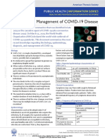 Diagnosis and Management of COVID-19 Disease: Public Health