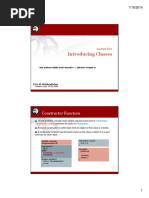Introducing Classes: Constructor Function