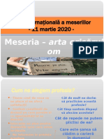 POWER POINT - Ziua Internațională A Meseriilor