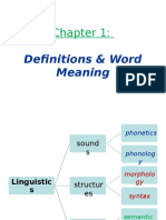 Definitions & Word Meaning