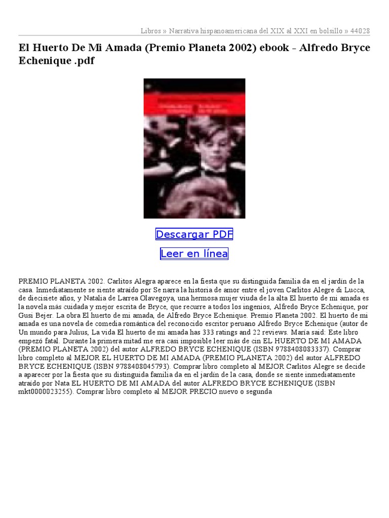 Un romance juvenil en el jardín familiar El huerto de mi amada de