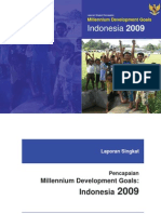 Mdg Report 2009 Summary Reports Indonesia