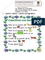 Cuento y Modelo de Actividades Lengua Castellana Primero Semanas Del 13 Al 24 de Abril