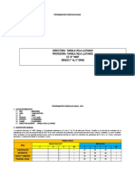 Programacion Curricular Anual