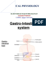 Medical Physiology: Gastro-Intestinal System