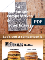 Do You Remember Comparatives & Superlatives?