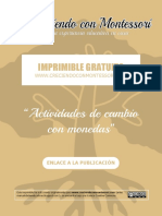 Actividades Con Monedas - Creciendo Con Montessori PDF