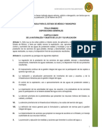 LEY DEL AGUA PARA EL ESTADO DE MÉXICO Y MUNICIPIOS