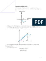 Notes Polar Complex Numbers PDF