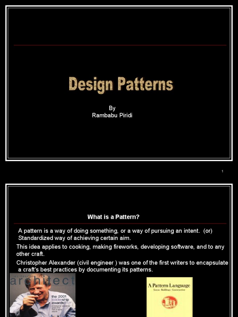 Design Patterns | PDF | Class (Computer Programming) | Inheritance ...