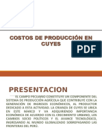 Costos de Produccion Cuyes