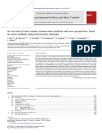 Heat Transfer Enhancement Methods + Focus On Active Method