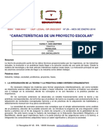 Caracteristicas Del Proyecto PDF