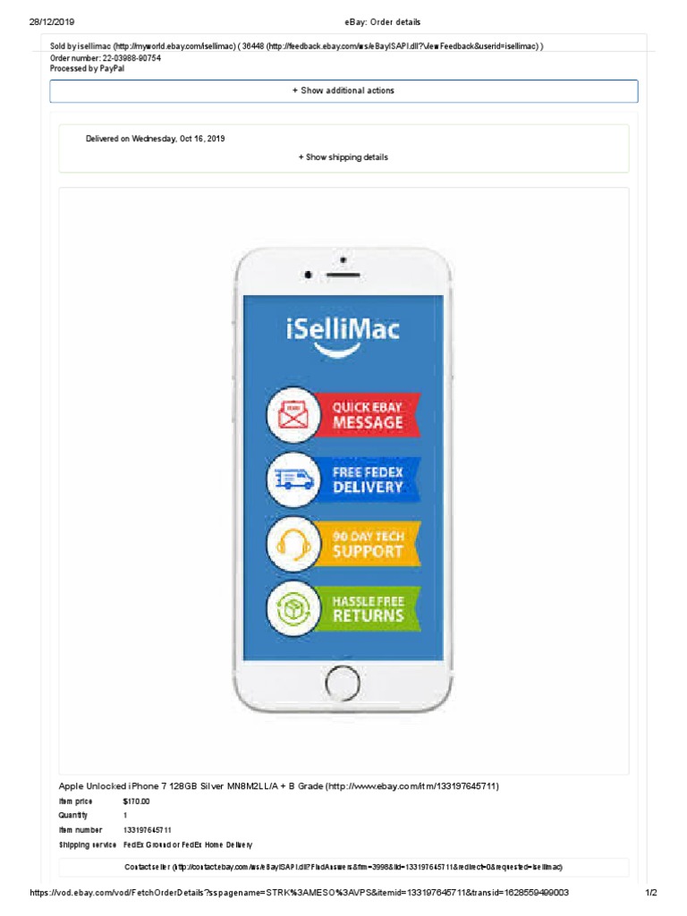 Ebay Order Details2 Pdf