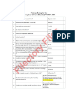 Wapda Test Preparation Material Junior Engineer Power PTS MCQs Test Past Paper 2018 PDF