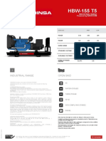 HBW-155 T5 INDUSTRIAL RANGE SPECS