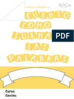 CUENTO COMO SUENAN LAS PALABRAS