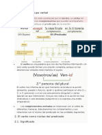 Qué es un grupo verbal: análisis del verbo como núcleo del predicado