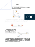 Taller Ley de Coulomb y Campo Eléctrico PDF