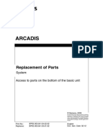 Arcadis: System Access To Parts On The Bottom of The Basic Unit
