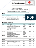 Turbudimetric Test Reagent - RDB-05E PDF
