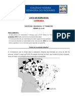 LISTA DE EXERCÍCIOS DE GEOGRAFIA - OUTUBRO - 5ª SÉRIE A E B.doc