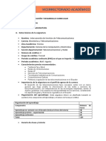 Plan Docente Interconexión de Servicios PDF