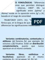 Oposiciones fonológicas y archifonemas en español