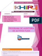 Auditoría de Activos Fijos IES