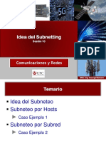 UPC ComRedes Sesion10 Subnetting