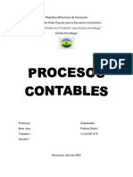 Procesos contables: definición, tipos, fases y características