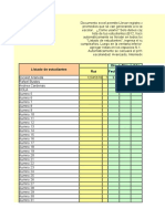 Registro de Notas y Promedio.