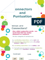 Connectors and puntiation