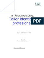 Bitácora Personal. Taller de Identidad Profesional 2020