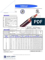 FICHA TECNICA. CABLE Cu MT XLPE5KVNA ELECON