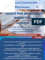 Ajuste Por Inflacion Impositivo 03.09.2019 C