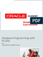 PLSQL Lecture 10+11+12 (Cursor)