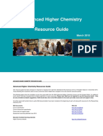Advanced Higher Chemistry Resource Guide: March 2015