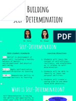 Self-Determination Lesson PDF