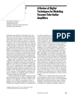 A Review of Digital Techniques for Modeling Vacuum-Tube Guitar Amplifiers - Yeh, Pakarinen 2009