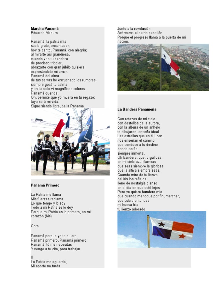 Colección de poemas patrióticos sobre Panamá | PDF | Naturaleza ...