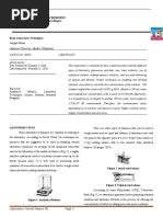 Analytical Chemistry Laboratory Formal Report